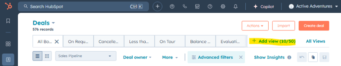 Add View Button